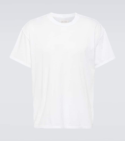 Shop Les Tien Cotton Jersey T-shirt In White