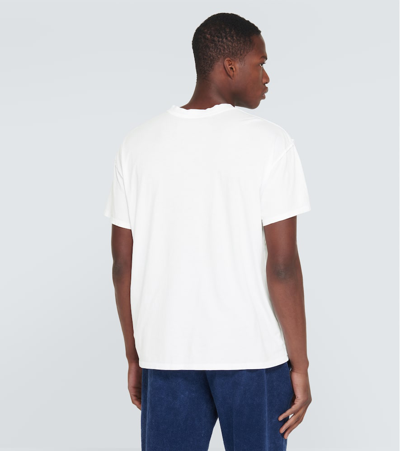 Shop Les Tien Cotton Jersey T-shirt In White