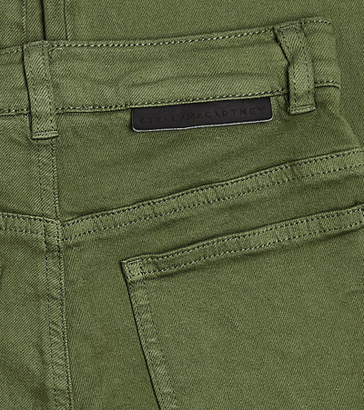 Shop Stella Mccartney Cotton-blend Pants In Green