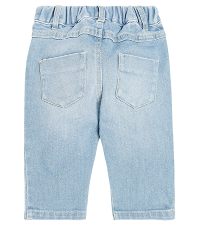 Shop Chloé Kids Baby Jeans In White