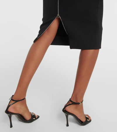 Victoria Beckham T-shirt Fitted Dress In Black