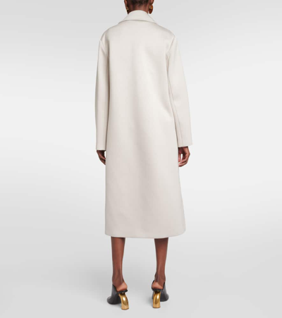 Shop 's Max Mara Radice Jersey Coat In White