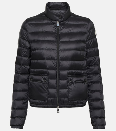 Shop Moncler Lans Quilted Down Jacket In Black