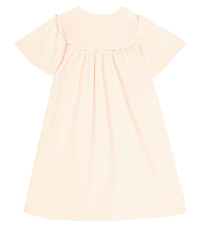 Shop Chloé Cotton Dress In Pink