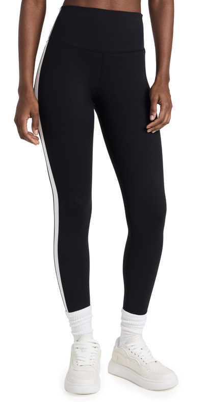 Splits59 Clare High Waist Rigor 7/8 Leggings Black/white In Black/white