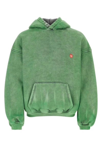 Shop Alexander Wang Sweatshirts In Green