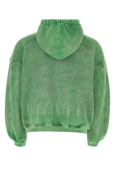 Shop Alexander Wang Sweatshirts In Green
