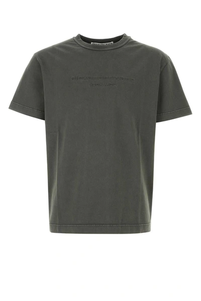 Shop Alexander Wang T-shirt In Grey