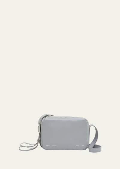 Shop Proenza Schouler White Label Watts Leather Camera Shoulder Bag In Ash 026