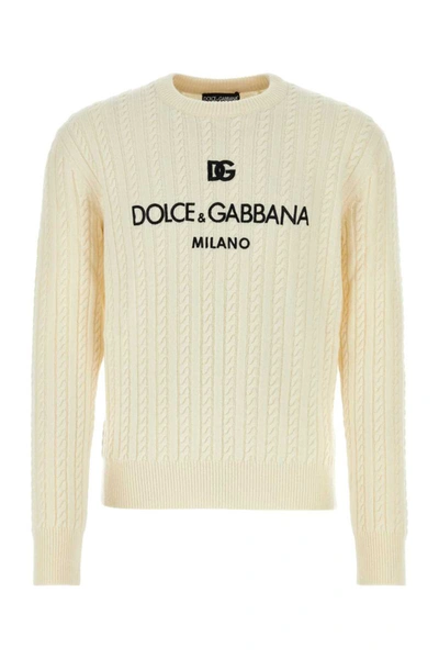 Shop Dolce & Gabbana Knitwear In White