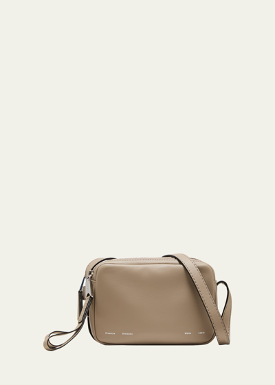 Shop Proenza Schouler White Label Watts Leather Camera Shoulder Bag In Clay 230