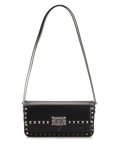 Shop Valentino Shopping Bags In Nero