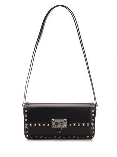 Valentino Studded Chain Strap Bag In Nero