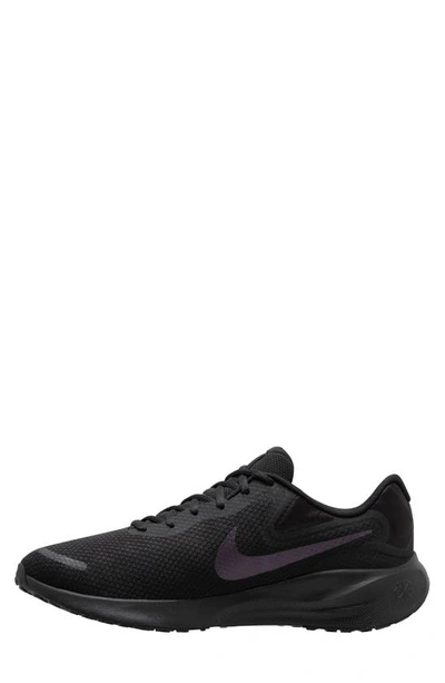 Shop Nike Revolution 7 Road Running Sneaker In Black/ Off Noir