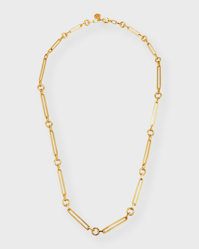 Shop Ben-amun Long Multi Link Necklace In Gold