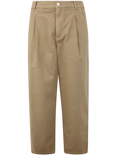 Shop Isabel Marant Elasticated Waistband Trousers In Brown