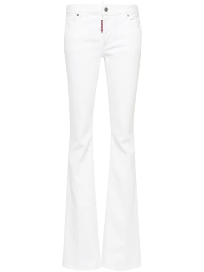 Shop Dsquared2 Twiggy Denim Jeans In White