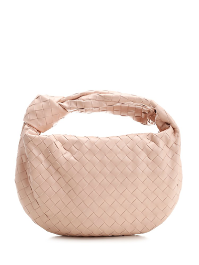 Shop Bottega Veneta Teen Jodie Tote Bag In Pink