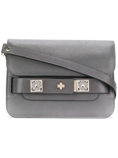 Shop Proenza Schouler Ps11 Mini Classic Bags In Grey