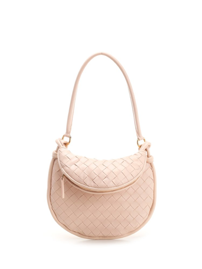 Shop Bottega Veneta Gemelli Small Shoulder Bag In Pink