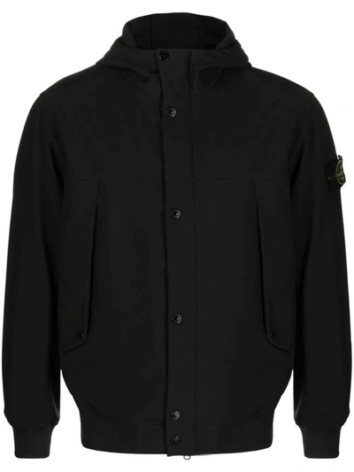 Shop Stone Island Jacket Clothing In Black