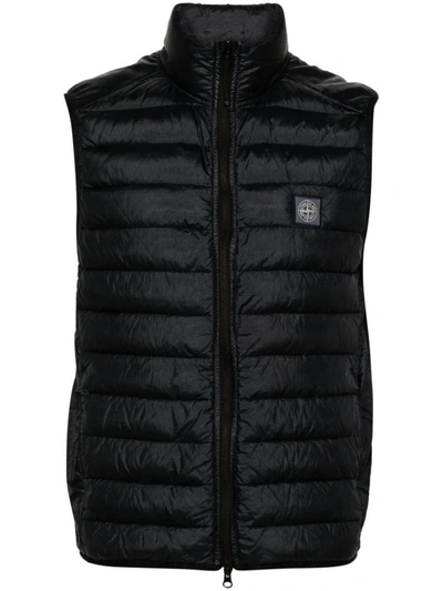 Shop Stone Island Vest Clothing In Blue