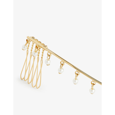 Shop Lelet Ny Rumi Stainless Steel Headband In Gold