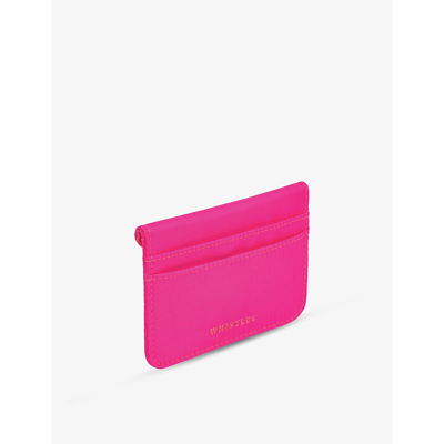Shop Whistles Women's Pink Envelope-flap Nylon Card Holder