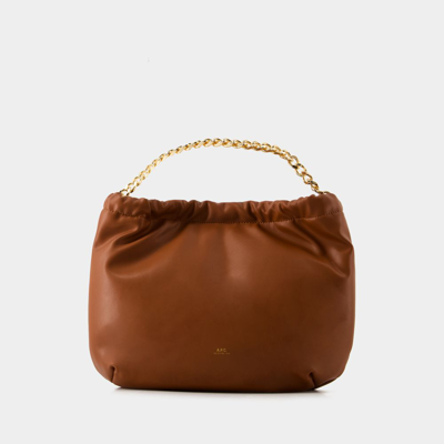 Shop Apc Sac Ninon Chaine - A.p.c. - Synthétique - Noisette In Brown