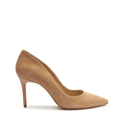 Schutz Lou Pointed Toe Pump In True Beige