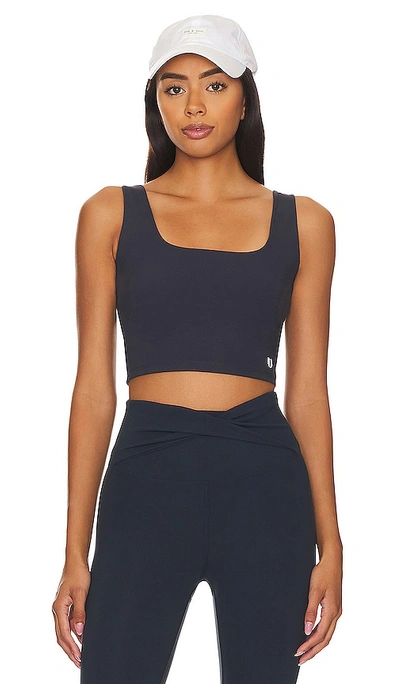 Shop Eleven By Venus Williams Delight Cropped Tank In Navy