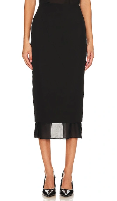 Shop Gauge81 Sabie Skirt In Black