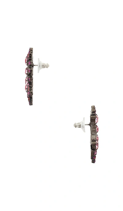Shop Elizabeth Cole Coraline Earrings In Ç²‰è‰²
