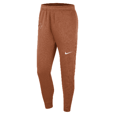 Shop Nike Texas Club Fleece  Men's College Pants In Orange