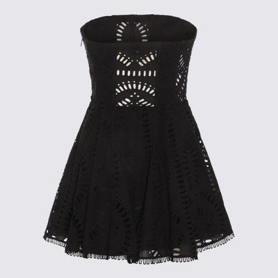 Shop Charo Ruiz Black Cotton Blend Dress