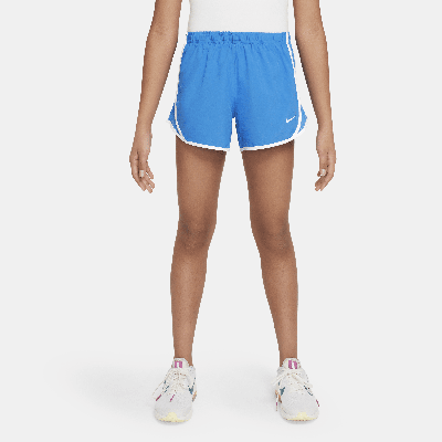 Shop Nike Tempo Big Kids' (girls') Dri-fit Running Shorts In Blue