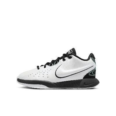 Shop Nike Lebron Xxi "conchiolin" Big Kids' Basketball Shoes In White