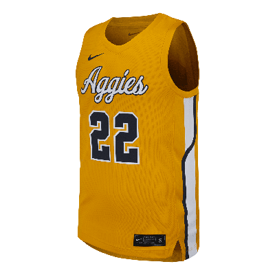 Shop Jordan North Carolina A&t  Men's College Basketball Replica Jersey In Yellow