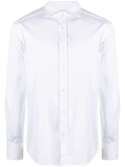 Brunello Cucinelli Men Shirt In White