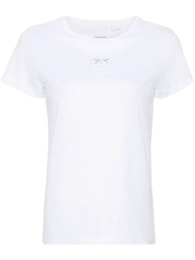 Shop Pinko `bussolotto` T-shirt In White