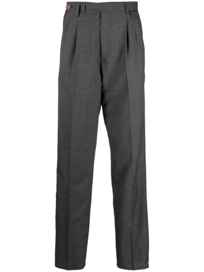 Shop Brunello Cucinelli Pants In Gray