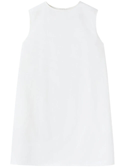 Shop Jil Sander Mini Dress In White