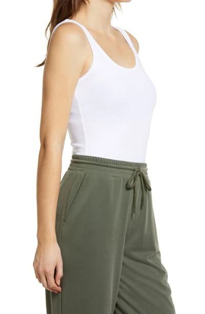 Nordstrom Everyday Rib Tank In White