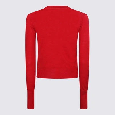 Shop Vivienne Westwood Red Wool Knitwear