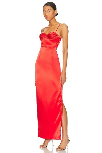 Shop Superdown Drusilla Gown In Red