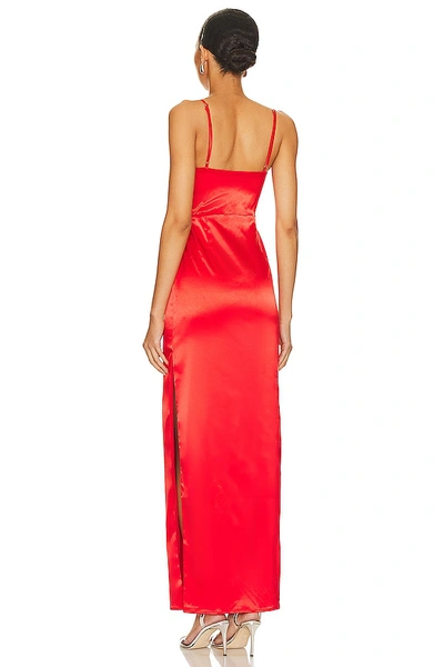 Shop Superdown Drusilla Gown In Red