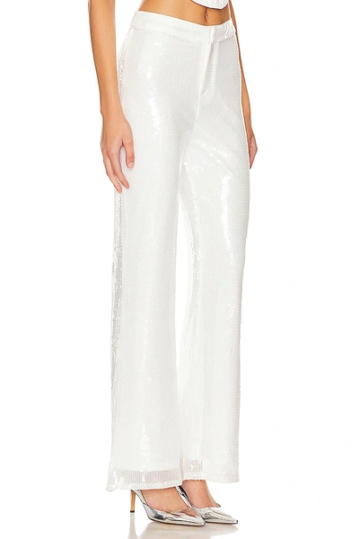 Shop Superdown Avia Pant In White Sequin