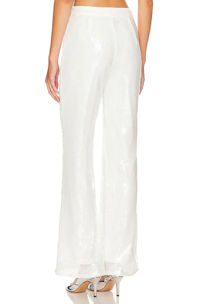 Superdown Avia Pant In White Sequin