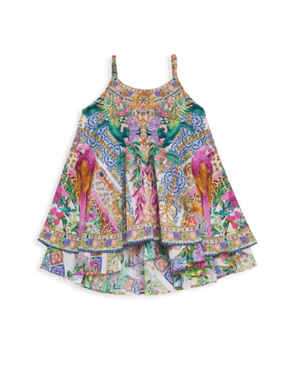 Shop Camilla Baby Girl's Flowers Of Neptune Print Tent Dress