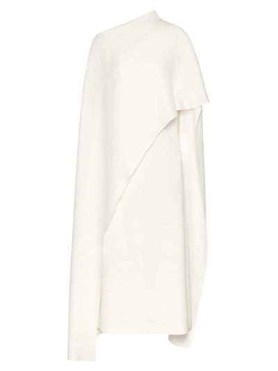 Shop Valentino Women's Cady Couture Midi Dress In Ivory